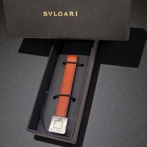 🔑✨ BVLGARI Leather Phone & Key Ring – Luxe Gift Idea ✨🔑